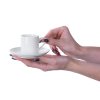 Кофейная пара прямой формы Espresso, 100мл, белый