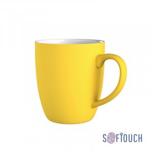 Кружка "Fresh", покрытие soft touch, цвет желтый