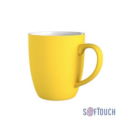 Кружка "Fresh", покрытие soft touch, цвет желтый