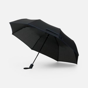 Зонт складной Edgeline, темно-синий Зонт складной Edgeline, темно-синий