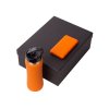 Подарочный набор с бутылкой для воды и повербанком С2, 10000 mAh, оранжевый