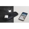 Настольная беспроводная (15W) зарядная станция "Bridge" для часов, наушников, смартфонов, с лампой, цвет черный