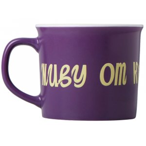 Матовая кружка Nancy 360 мл цветная снаружи, белая внутри, фиолетовый с УФ-печатью DTF Матовая кружка Nancy 360 мл цветная снаружи, белая внутри, фиолетовый с УФ-печатью DTF