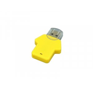 USB 2.0- флешка на 64 Гб в виде футболки, желтый