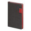 Ежедневник Flexy Freedom Latte А5, недатированный, в гибкой обложке серый/красный