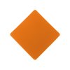 ПАТЧ РОМБ soft-touch (оранжевый) 7,6 х 7,6 см