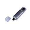 USB 2.0/micro USB/Type-C- флешка на 64 Гб, серебристый