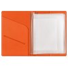 Классическая обложка для автодокументов Favor, оранжевая