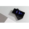 Беспроводное зарядное устройство "Sticky SOFTTOUCH", 10000 mAh с подсветкой логотипа и присосками, цвет черный