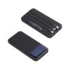 Зарядное (22.5W) устройство "Grade SOFTTOUCH" 10000 mAh с подсветкой логотипа, встроенными кабелями и цифровым индикатором заряда, цвет черный