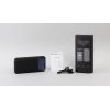 Зарядное (22.5W) устройство "Grade SOFTTOUCH" 10000 mAh с подсветкой логотипа, встроенными кабелями и цифровым индикатором заряда, цвет черный