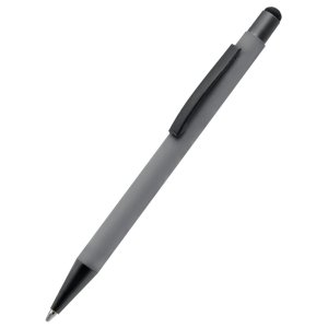 Ручка металлическая Story софт-тач, светло-серая