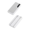 Зарядное устройство "Connect" 10000 mAh со встроенными Type-C/Lightning кабелями, цвет белый с серым