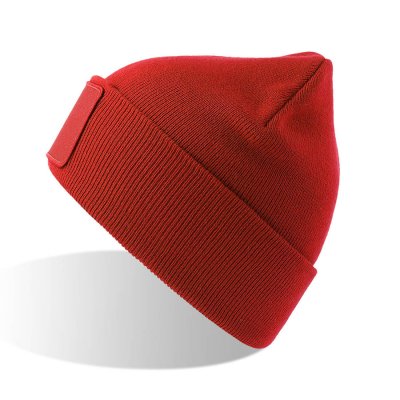 Шапка вязанаядвойная Wind-S с патчем