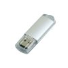 USB 2.0- флешка на 8 Гб с прозрачным колпачком, серебристый