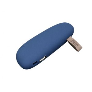 PB_Small_stone Универсальное зарядное устройство power bank в форме камня. 2600MAH. Темно-синий
