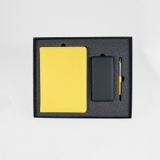 Набор подарочный ZAP 20: ежедневник, ручка и power bank в коробкес ложементом