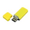 USB 2.0- флешка на 64 Гб с оригинальным колпачком, желтый