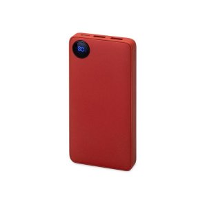 Внешний аккумулятор с дисплеем Mild, 10 000 mAh, красный Внешний аккумулятор с дисплеем Mild, 10 000 mAh, красный