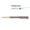 Ручка пластиковая шариковая Parliament, 0,7 мм, синие чернила, серый/золотистый