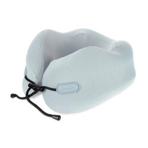 Подушка для путешествий с эффектом памяти Memo Pillow PRO M/L English Blue