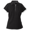 Рубашка поло женская Antreville, черная Рубашка поло женская Antreville, черная