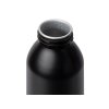 Алюминиевая бутылка для воды с ручкой Plain Alu, 650 мл, черный
