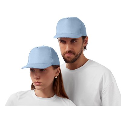 Бейсболка Poly 5-ти панельная 120гр, небесно-голубой