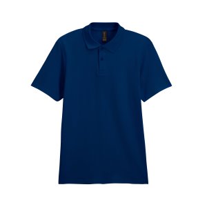 Футболка поло SOFTSTYLE ADULT DOUBLE PIQUE, МОРСКОЙ СИНИЙ XL