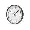 Пластиковые настенные часы  диаметр 30 см Carte blanche, черный