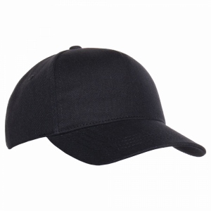 Бейсболка STAN 5 клиньев хлопок 330,01, Чёрный Бейсболка STAN 5 клиньев хлопок 330,01, Чёрный