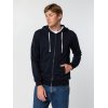 Толстовка на молнии с капюшоном Unit Siverga, темно-синяя