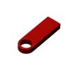 USB 2.0-флешка на 64 Гб с мини чипом и круглым отверстием, красный
