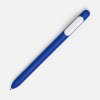 Ручка шариковая Slider Soft Touch, синяя с белым