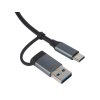 USB-хаб «Link» с коннектором 2-в-1 USB-C и USB-A, 2.0/3.0