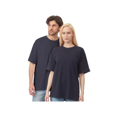 Футболка оверсайз Vienna унисекс , темно-синий