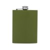 Фляжка 240 мл Remarque soft touch, 304 сталь, зеленый милитари