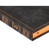 Ежедневник недатированный А5 Royal, черный с бронзовым срезом
