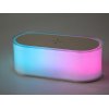 Ночник с беспроводной зарядкой и RGB подсветкой Miracle, 15 Вт, белый