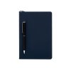 Бизнес-блокнот С3 софт-тач с магнитом, твердая обложка, 128 листов, темно-синий