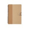 Крафтовый блокнот А5 в твердой обложке Saharan Cypress, 80 листов 70 гр/м2 бумаги, натуральный