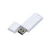 USB 2.0- флешка на 16 Гб с оригинальным двухцветным корпусом, белый