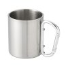 Термокружка с ручкой-карабином Alps 200мл, серебристый