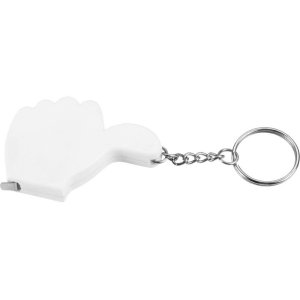 Брелок-рулетка, 1 м., белый Брелок-рулетка, 1 м., белый