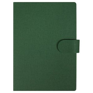 Блокнот А5 Tasmania, в твердой обложке со стикерами в линейку, зеленый