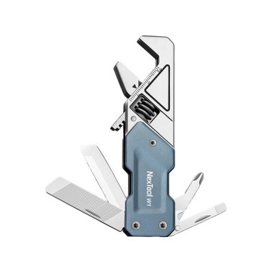 Мультитул-ключ Nextool Light Wrench W1, 6 функций, голубо-серый (NE20238)