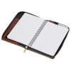 Бизнес-блокнот на молнии А5 Fabrizio с RFID защитой и ручкой, коричневый