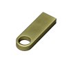 USB 3.0-флешка на 64 Гб с мини чипом и круглым отверстием, золотистый