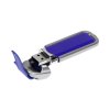 Флешка 3.0 с массивным классическим корпусом, 32 Гб, синий/серебристый