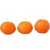 Набор свечей Мандарины в сетке, оранжевый